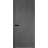 Дверное полотно Экошпон TECHNO BLACK MV1 700х2000 цвет Муар темно-серый Левое/Правое VD080757