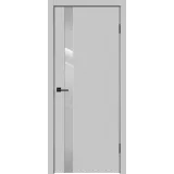 Дверное полотно Эмаль SCANDI 1 Z1 800х2000 цвет Светло-серый стекло Лакобель светло-серый Левое/Правое VD1000522