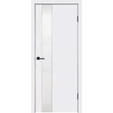 Дверное полотно Эмаль SCANDI 1 Z2 800х2000 цвет Белый стекло Лакобель белое Левое/Правое VD1001595