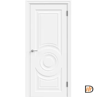 Дверное полотно Эмаль VERONA 3 900х2000 цвет Белый Левое/Правое VD1002891