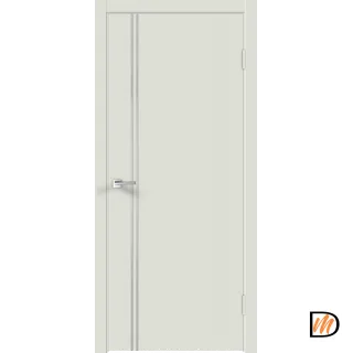 Дверное полотно Эмаль Flat M2 800х2000 цвет Светло-серый Левое/Правое VD1003363