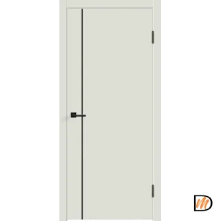 Дверное полотно Эмаль Flat M1 700х2000 цвет Светло-серый Левое/Правое VD1003583