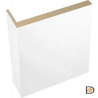 Наличник телескопический L 8мм Эмаль цвет Белый 70х25х2200  VD1010274