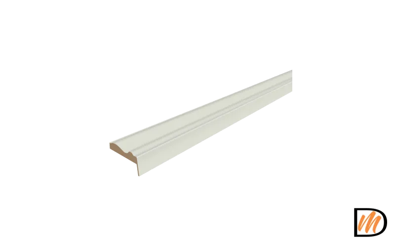 Наличник Волна телескопический Эмаль цвет Светло-серый 80х35х2440  VD1010161