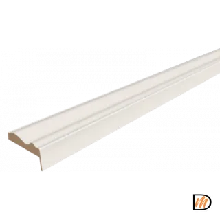 Наличник Волна телескопический Эмаль цвет Слоновая кость 80х35х2440  VD1010164