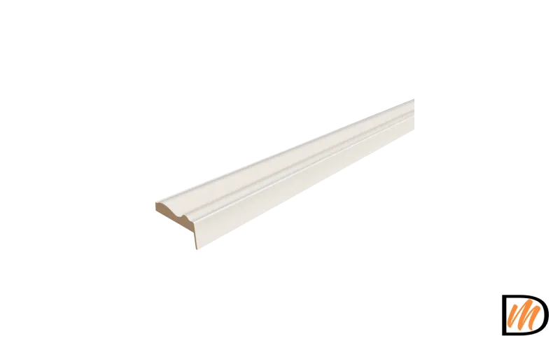 Наличник Волна телескопический Эмаль цвет Слоновая кость 80х35х2440  VD1010164