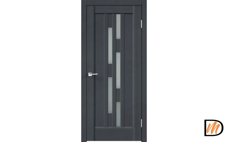 Дверное полотно SoftTouch SoftTouch PREMIER 8 900х2000 цвет Ясень графит структурный стекло Мателюкс Левое/Правое VD1030200