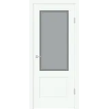 Дверное полотно EMALUX ALTO 22 2V 700х2000 цвет Эльбрус стекло Мателюкс, контур №1 Левое/Правое VD1290369