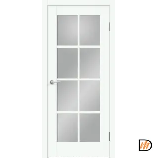 Дверное полотно EMALUX ALTO 13 800х2000 цвет Эльбрус стекло Мателюкс Левое/Правое VD1291490