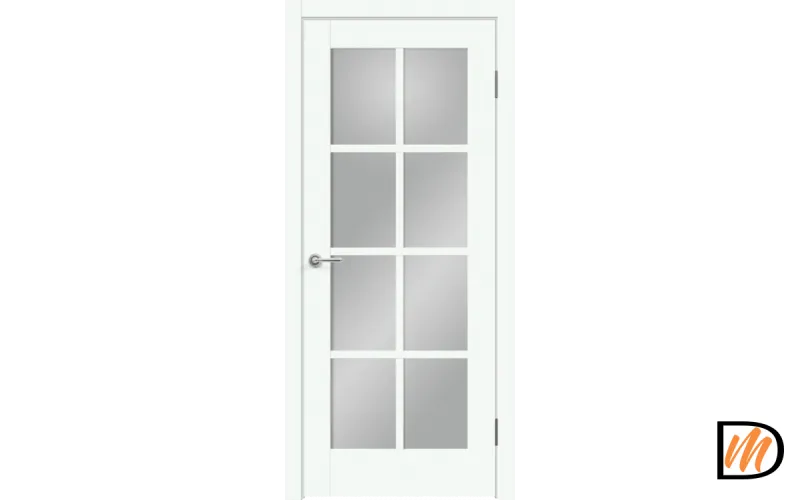 Дверное полотно EMALUX ALTO 13 800х2000 цвет Эльбрус стекло Мателюкс Левое/Правое VD1291490