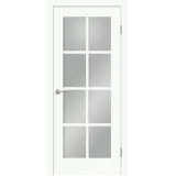 Дверное полотно EMALUX ALTO 13 800х2000 цвет Белый Опал стекло Мателюкс Левое/Правое VD1291555