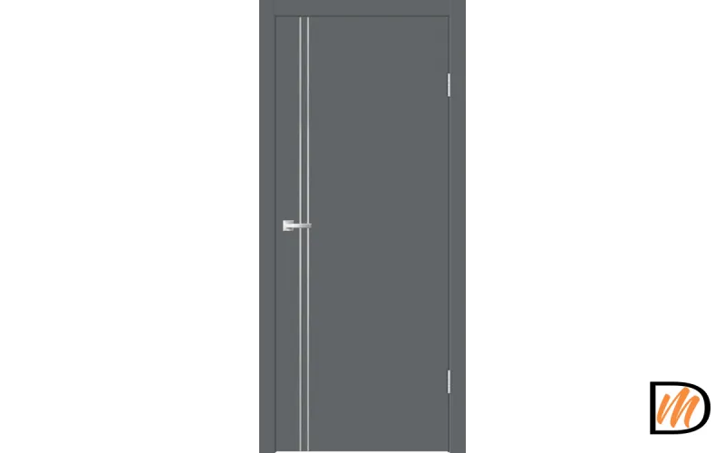 Дверное полотно EMALUX Galant M2 900х2000 цвет Вулкан Левое/Правое VD1300207