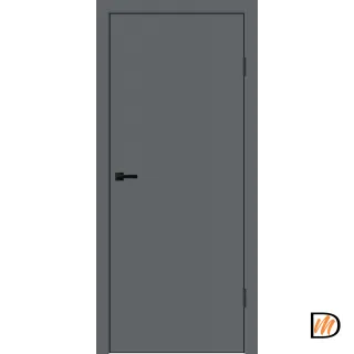 Дверное полотно EMALUX TECHNO BLACK 600х2000 цвет Вулкан Левое/Правое VD1300245
