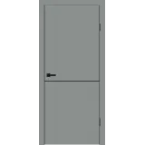 Дверное полотно EMALUX TECHNO BLACK H1 600х2000 цвет Серый Агат Левое/Правое VD1300281