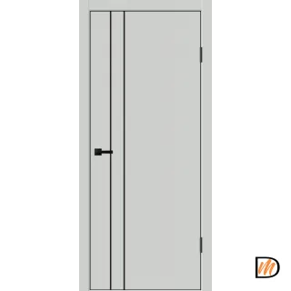 Дверное полотно EMALUX TECHNO BLACK M2 700х2000 цвет Доломит Левое/Правое VD1300322