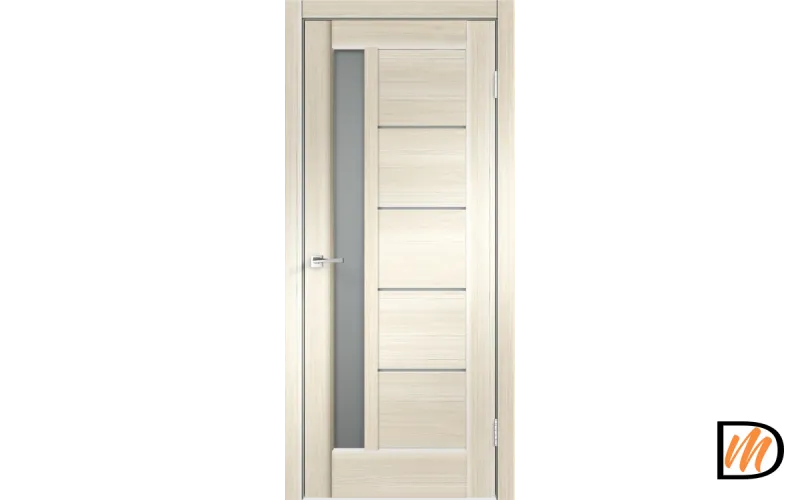 Дверное полотно Экошпон PREMIER 3 900х2000 цвет Ясень Японский стекло Мателюкс Левое/Правое VD800096