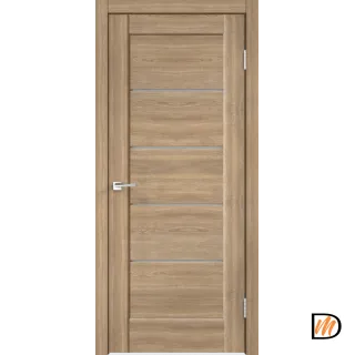 Дверное полотно Экошпон PREMIER 1 600х2000 цвет Дуб Европейский стекло Мателюкс Левое/Правое VD800109