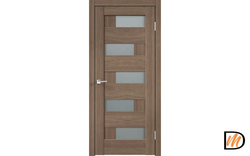 Дверное полотно Экошпон PREMIER 5 900х2000 цвет Ильм Европейский стекло Мателюкс Левое/Правое VD800132