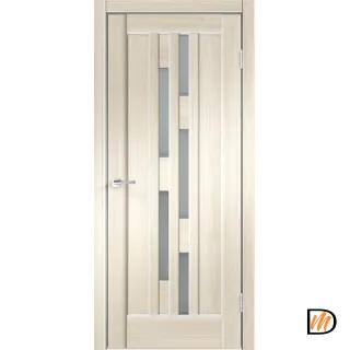 Дверное полотно Экошпон PREMIER 8 700х2000 цвет Ясень Японский стекло Мателюкс Левое/Правое VD804525