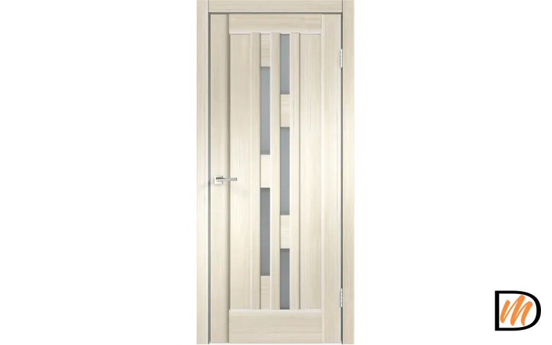 Дверное полотно Экошпон PREMIER 8 700х2000 цвет Ясень Японский стекло Мателюкс Левое/Правое VD804525