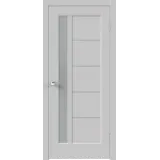 Дверное полотно Экошпон PREMIER 3 800х2000 цвет Серый Эмалит стекло Мателюкс Левое/Правое VD805081