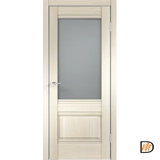 Дверное полотно Экошпон ALTO 2V 800х2000 цвет Ясень Японский стекло Мателюкс Левое/Правое VD810031
