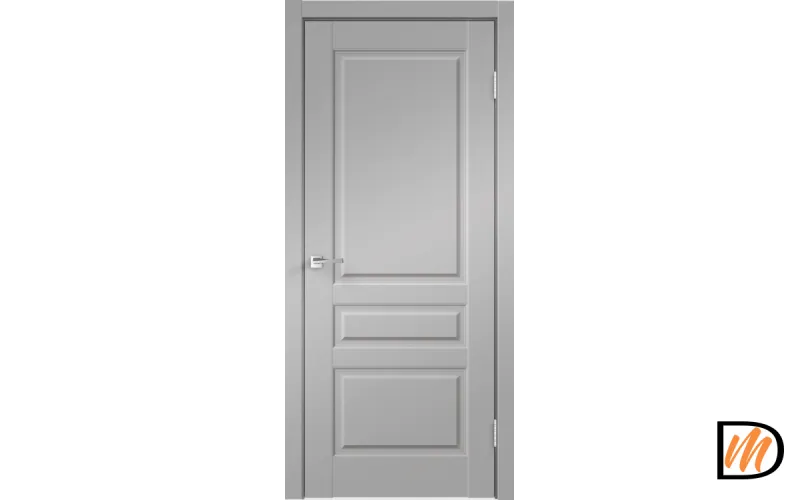 Дверное полотно Экошпон VILLA 3P 600х2000 цвет Серый Эмалит Левое/Правое VD810470