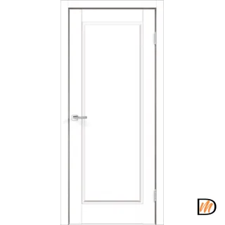 Дверное полотно Экошпон ALTO 4P 800х2000 цвет Белый Эмалит Левое/Правое VD810707
