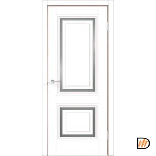 Дверное полотно Экошпон FLY 1 900х2000 цвет Белый Эмалит Левое/Правое VD811114