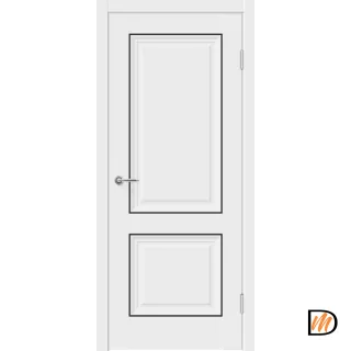 Дверное полотно Экошпон ALTO 30M 2P 900х2000 цвет Белый Эмалит Левое/Правое VD811590