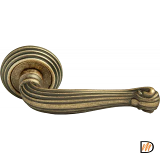 Ручка дверная RAP-CLASSIC-L 4 бронза старая матовая  MSK-9011227