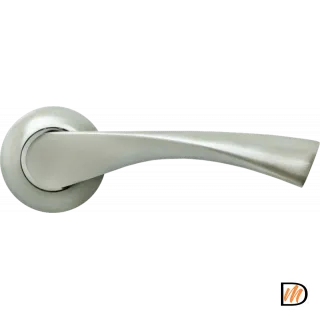 Ручка дверная RAP 1 никель белый/хром  MSK-9008764