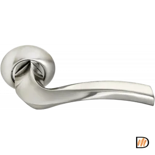 Ручка дверная RAP 20 никель белый/хром  MSK-9011391