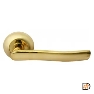 Ручка дверная RAP 3 золото матовое/золото  MSK-9008770