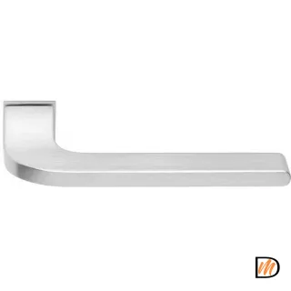 Ручка дверная, с невидимой квадратной розеткой SPUTNIK-SM хром матовый  MSK-9012735