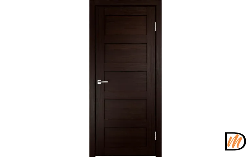 Дверное полотно Экошпон TREND 5P 800х2000 цвет Венге Левое/Правое VD010084