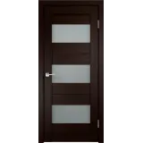 Дверное полотно Экошпон DUPLEX 5 600х2000 цвет Венге стекло Мателюкс Левое/Правое VD010958