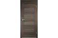 Дверное полотно Экошпон ЛИНИЯ 8 900х2000 цвет Дуб серый поперечный стекло Мателюкс Левое/Правое VD013906