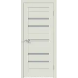 Дверное полотно Экошпон XLINE 6 800х2000 цвет Светло-серый Эмалит стекло Мателюкс Левое/Правое VD017506