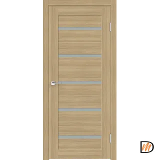 Дверное полотно Экошпон DUPLEX 900х2000 цвет Дуб Бавария стекло Мателюкс Левое/Правое VD019467