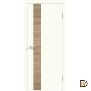 Дверное полотно Экошпон Galant DUO 2 800х2000 цвет Молочный Эмалит Левое/Правое VD023253