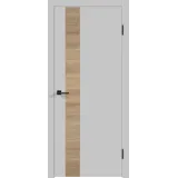 Дверное полотно Экошпон Galant DUO 2 600х2000 цвет Светло-серый Эмалит Левое/Правое VD023278