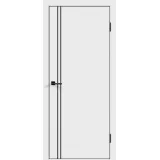 Дверное полотно Экошпон Galant M2 600х2000 цвет Белый Эмалит Левое/Правое VD024203