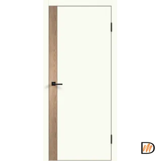 Дверное полотно Экошпон Galant DUO 1 700х2000 цвет Молочный Эмалит Левое/Правое VD024382