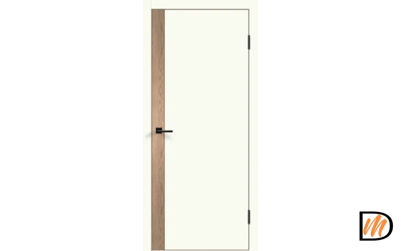 Дверное полотно Экошпон Galant DUO 1 700х2000 цвет Молочный Эмалит Левое/Правое VD024382