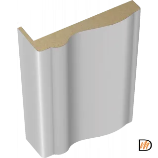 Наличник Волна телескопический Экошпон цвет Серый Эмалит 80х35х2200  VD064030