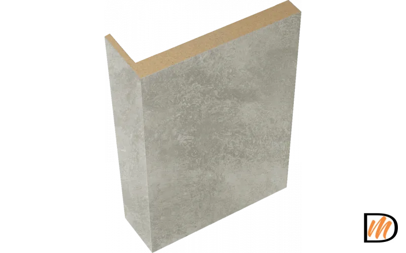 Наличник телескопический L 8мм Экошпон цвет Муар светло-серый 70х25х2200  VD064297