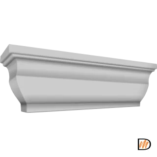 Погонаж Карниз Экошпон цвет Серый Эмалит 910 (700)  VD065098