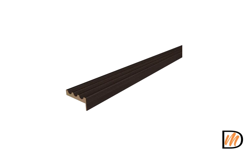 Наличник Канелюр телескопический Экошпон цвет Венге 80х25х2200  VD065299