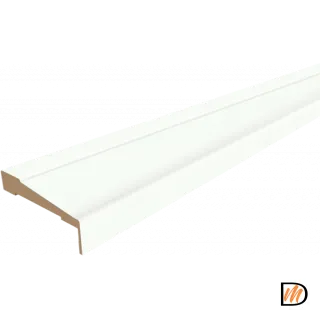 Наличник NEO 2 телескопический Экошпон цвет Молочный Эмалит 85х34х2440  VD066875